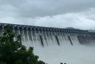 Sardar Sarovar Dam releases 2.45 lakh cusecs water following heavy rains