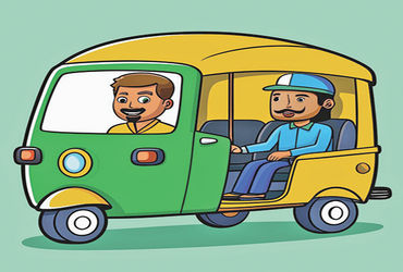 શેર-એ-રિક્ષા અને શેર-એ-ભિક્ષા: રિક્ષાવાળાની મુંબઈમાં ચાલાકીભરી ભાડાની વાત રમુજી શૈલીમાં.