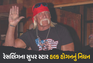 WWE સુપરસ્ટાર હલ્ક હોગનનું 71 વર્ષની ઉંમરે કાર્ડિયાક અરેસ્ટથી નિધન.