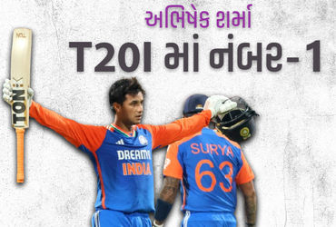ટીમ ઈન્ડિયાના સ્ટાર અભિષેક શર્મા T20I માં નંબર-1 બેટર બનીને ઇતિહાસ રચ્યો.