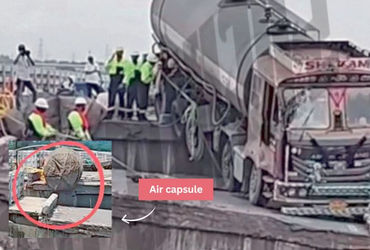'Hanging' tanker on Gambhira bridge to be lifted by placing high-pressure airbags underneath
