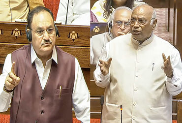 સંસદમાં ઘમસાણ: ખડગેનો સવાલ, 'શું અમે આતંકવાદી?', નડ્ડાએ કહ્યું ટ્યુશન લો.