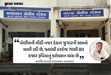 માણાવદરના MLAના ગંભીર આક્ષેપો બાદ પોલીસ એક્શનમાં, જુગારધામ પર દરોડા પાડીને દિલાવર સહિત 9 શખ્સોને દબોચ્યા