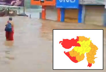 દ્વારકામાં મેઘરાજાની તોફાની બેટિંગ: માત્ર 2 કલાકમાં 5 ઇંચ વરસાદ, દ્વારકા સહિત 8 જિલ્લામાં રેડ એલર્ટ