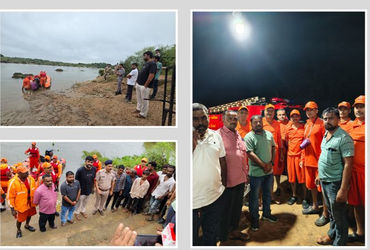સાબરમતી નદીના ધસમસતા પ્રવાહમાં 7 લોકો ફસાયા, NDRFની ટીમે કલાકોની મહેનત બાદ તમામનું રેસ્ક્યુ કર્યું