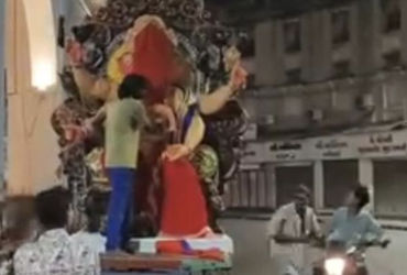 વડોદરા: ગણેશ મૂર્તિ પર ઈંડાં ફેંકાતા રોષ, શાંતિ ડહોળવાનો પ્રયાસ, શંકાસ્પદોની અટકાયત.