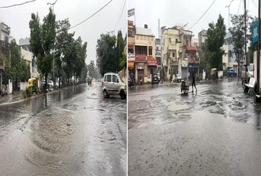 ભાદરવો ભરપૂર : વડોદરામાં સવારથી જ ધોધમાર વરસાદ