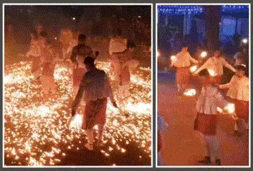અંગારા પર ગરબે ઘૂમ્યા યુવાનો: જામનગરમાં 'મશાલ રાસ' રમી નવરાત્રિની અનોખી ઉજવણી