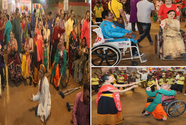વડોદરામાં આજે સાંજે દિવ્યાંગ ગરબા મહોત્સવ : ગુજરાતભરના 4000થી વધુ દિવ્યાંગ ખેલૈયાઓ ગરબા રમશે