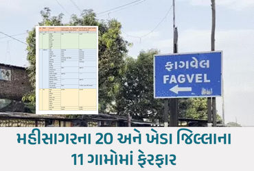 કેબિનેટનો મહત્ત્વનો નિર્ણય, ફાગવેલ તાલુકાનું મુખ્ય મથક કાપડીવાવ (ચીખલોડ) નહીં પણ 'ફાગવેલ'