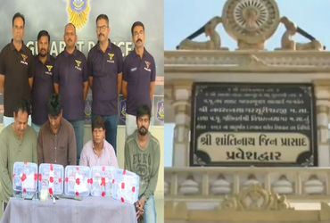 અમદાવાદ: પાલડીના જૈન દેરાસરમાં 1.64 કરોડની ચાંદીના આભૂષણોની ચોરી, પૂજારી સહિત 5 ઝડપાયા