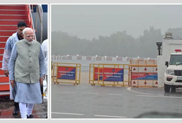 PM મોદી બે દિવસ ગુજરાતમાં: ખરાબ હવામાનને કારણે વડોદરાથી બાય રોડ કેવડિયા જવા રવાના