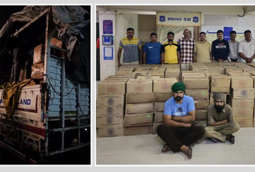અમદાવાદ: દવાના બોક્સમાં દારુની દાણચોરી, 5,520 બોટલો સાથે પંજાબના બે શખસની ધરપકડ