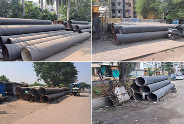 વડોદરા શહેરમાં અનેક સ્થળોએ મ્યુ. કોર્પોરેશનની પાઈપોના દબાણથી લોકોને હાલાકી