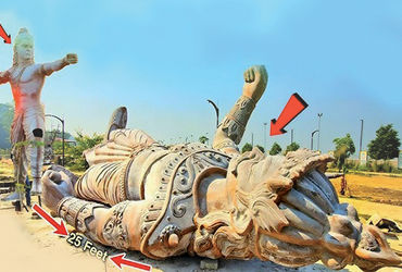 રામાયણ પાર્કમાં રાવણની પ્રતિમા: અયોધ્યાના રામાયણ પાર્કમાં 25 ફૂટ ઊંચી રાવણની પ્રતિમા રામ-રાવણ યુદ્ધને દર્શાવવા માટે તૈયાર કરાશે.