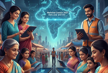 2027ની વસતી ગણતરી સંપૂર્ણ ડિજિટલી થશે, ડેટા કલેક્ટ કરવા માટે મોબાઈલ એપ અને વેબ પોર્ટલનો ઉપયોગ કરાશે.