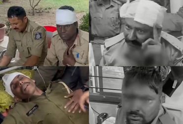 દાંતામાં પોલીસ અને ફોરેસ્ટ ટીમ પર હુમલો, 45થી વધુ જવાન ઘાયલ.