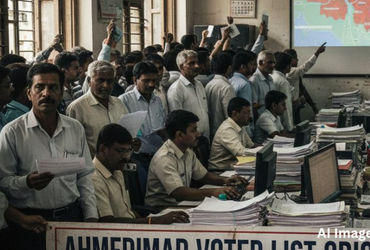 અમદાવાદમાં 12% મતદારો હોવા છતાં, 10 લાખથી વધુ Votersનો 'પત્તો' મળતો નથી.