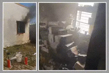 અમરેલી: રાજુલાના વિકટર ગામની હેલ્થ કચેરીમાં ભીષણ આગ, દવાનો જથ્થો બળીને ખાખ