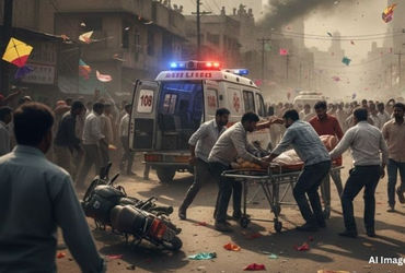 ગુજરાતમાં ઉત્તરાયણે ઈમરજન્સી કોલ સતત રણક્યાં, સાંજના 6 વાગ્યા સુધીના આંકડા ચોંકાવનારા