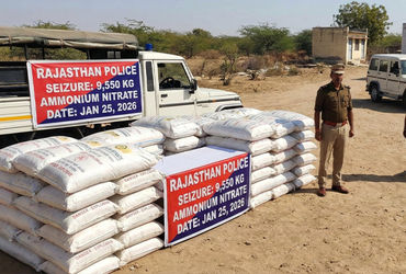 પ્રજાસત્તાક દિવસ પહેલા રાજસ્થાનમાં 10000 કિલો વિસ્ફોટકો મળતા ખળભળાટ, તપાસ શરૂ.