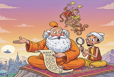 રવિવારે બજેટ એટલે મગજને રજા આપો: આ વ્યંગચિત્ર રવિવારના બજેટ પર કટાક્ષ કરે છે.