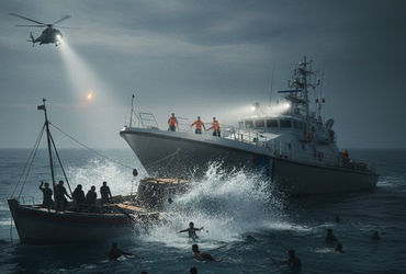 ગ્રીસમાં ભયાનક હોનારત: કોસ્ટ ગાર્ડ જહાજ અને પ્રવાસી બોટની ટક્કરમાં 14 લોકોના મોત.