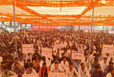 સાયલામાં ક્વોરી ઉદ્યોગની હડતાળથી 3000+ શ્રમિકો બેરોજગાર, સૂત્રોચ્ચાર સાથે આવેદન અપાયું.