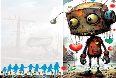 રોબોટિક વિશ્વ: રોમી રોબોટની માણસ બનવાની ઈચ્છાનું વર્ણન.