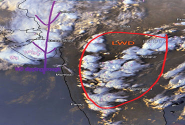 1000 કિ.મીના વાદળોની પટ્ટીથી ત્રણ દેશો બાનમાં, વેસ્ટર્ન ડિસ્ટર્બન્સની અસર.