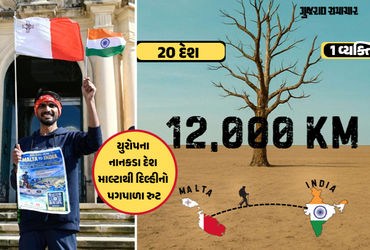 ભાવનગરના યુવકનું અનોખું સાહસઃ ક્લાઈમેટ ચેન્જ અવેરનેસ માટે શરૂ કરી 12 હજાર કિ.મી.ની સાહસયાત્રા