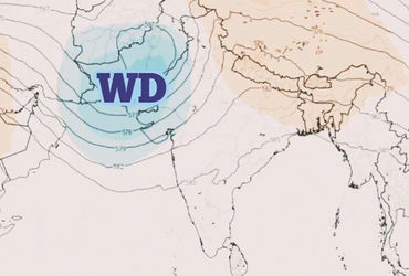 ઈરાનથી આવેલા વેસ્ટર્ન ડિસ્ટર્બન્સથી ભારતમાં અસર, કાશ્મીરથી મહારાષ્ટ્ર સુધી વરસાદ.