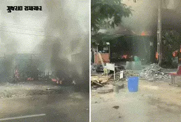 ધંધુકામાં યુવાનની હત્યા બાદ ભારેલા અગ્નિ જેવી સ્થિતિ, બે જૂથો વચ્ચે અથડામણ અને આગચંપી