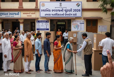 સ્થાનિક સ્વરાજની ચૂંટણી LIVE : 1 કલાકમાં સરેરાશ 5% મતદાન, ગોધરામાં મતદાન મથકે આગ, અનેક જગ્યાએ EVM ખોટકાયાં