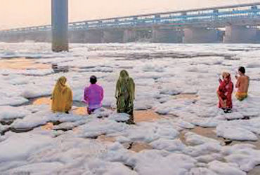 દિલ્હીમાંથી રોજ 211 મિલીયન લિટર અશુધ્ધ પાણી યમુનાની ગંદકી વધારે છે.