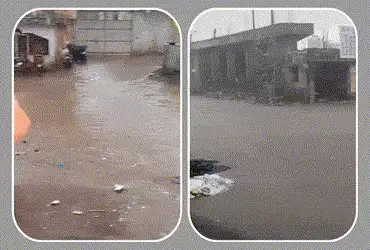અમરેલીમાં મેઘરાજાની બેટિંગ: સાવરકુંડલાના ગ્રામ્ય પંથકમાં સતત 5મા દિવસે ભારે વરસાદ, રસ્તાઓ પાણી-પાણી