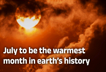 July set to be world's warmest month on record: scientists - Vimarsana News
