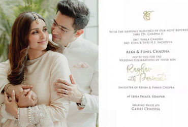 'A Pearl White Indian wedding': Parineeti and Raghav's big day invite goes viral | A Pearl White Indian wedding Parineeti and Raghavs big day invite goes viral - Vimarsana News