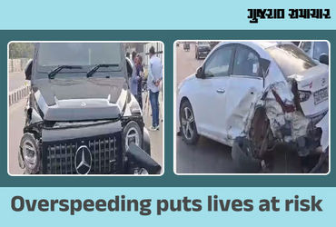 Another speeding car in Ahmedabad puts lives at danger - Vimarsana News