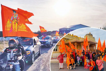 Indian-American community celebrate inauguration of Ram Mandir - Vimarsana News
