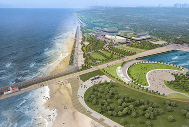 Surat's Dumas beach undergoes sea face development project | Surats Dumas beach to undergo sea face development project from today - Vimarsana News