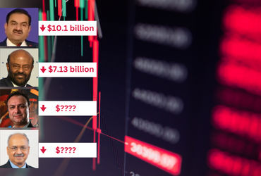 Seven richest Indians lose 34 billion dollars in stock market washout