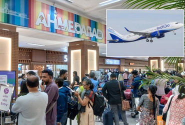 ઇન્ડિગો સંકટ વચ્ચે રવિવારે (7 ડિસેમ્બર) ફરી એરલાઇન્સની ફ્લાઇટ રદ થવાનો સિલસિલો યથાવત છે. જોકે, સરકારની દખલગીરી બાદ સ્થિતિમાં પહેલાં કરતા થોડો સુધારો જોવા મળ્યો છે. પરંતુ, મુસાફરોની તકલીફોમાં કોઈ ખાસ સુધારો જોવા મળ્યો નથી. હજુ પણ દેશના મોટા ભાગના એરપોર્ટ પર લાંબી લાઇન જોવા મળી રહી છે, જે પોતાની ફ્લાઇટ ઉડાન ભરવાની રાહ જોઈ રહ્યા છે. એવામાં અમદાવાદ એરપોર્ટ પરથી આજે પણ અનેક ફ્લાઇટ રદ થઈ છે, જેની યાદી સામે આવી છે.