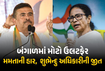 પશ્ચિમ બંગાળ વિધાનસભા ચૂંટણીમાં હોટ સીટ ભવાનીપુરમાં મમતા બેનરજીને મોટો ઝટકો લાગી શકે છે. અત્યાર સુધીમાં 20 રાઉન્ડમાંથી 17 રાઉન્ડનું કાઉન્ટિગ પુરુ થઈ ગયું છે, જેમાં ભાજપ ઉમેદવાર શુભેન્દુ અધિકારી મમતા બેનરજીથી 6000 મતોથી આગળ ચાલી રહ્યા છે. શુભેન્દુ અધિકારી આ વખતે બે બેઠક પરથી ચૂંટણી લડ્યા છે, જેમાંથી તેમણે નંદીગ્રામ બેઠક પરથી જીત મેળવી લીધી છે.