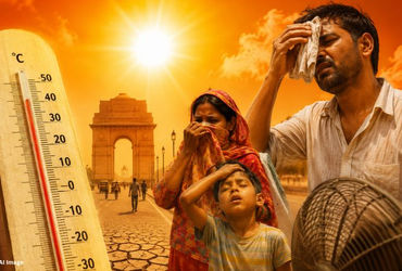 દેશના મોટાભાગના રાજ્યો હાલમાં ભયાનક ગરમી અને અસહ્ય લૂ (હીટવેવ) ની ચપેટમાં આવી ગયા છે. શનિવારે દેશના અનેક વિસ્તારોમાં તાપમાનનો પારો 44 ડિગ્રી સેલ્સિયસને પાર નોંધાયો હતો, જ્યારે રાષ્ટ્રીય પાટનગર દિલ્હીના કેટલાક વિસ્તારોમાં તાપમાન 45 ડિગ્રીને પણ વટાવી ગયું છે. હવામાન વિભાગે (IMD) ચેતવણી આપી છે કે દિલ્હી, પંજાબ, હરિયાણા અને ચંદીગઢમાં રવિવારથી તાપમાનમાં હજુ પણ વધુ વધારો થવાની સંભાવના છે.