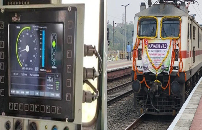 વડોદરા - નાગદા સેકશનમાં કવચ સિસ્ટમ સ્થાપિત કરાયું 1 - image