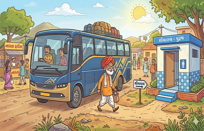 ઈંધણની ચિંતા ટળી બસ, હવે પૉટી- પાવરથી દોડે બસ 1 - image