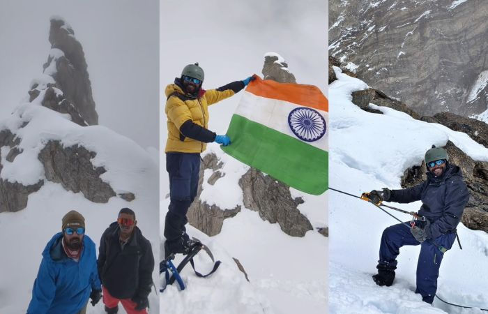 જામનગરના એન્જિનિયરે રચ્યો ઇતિહાસ: લદાખનું 6248 મીટર અજાણ્યું શિખર સર કર્યું, 'માઉન્ટ તારા' નામ આપ્યું 3 - image