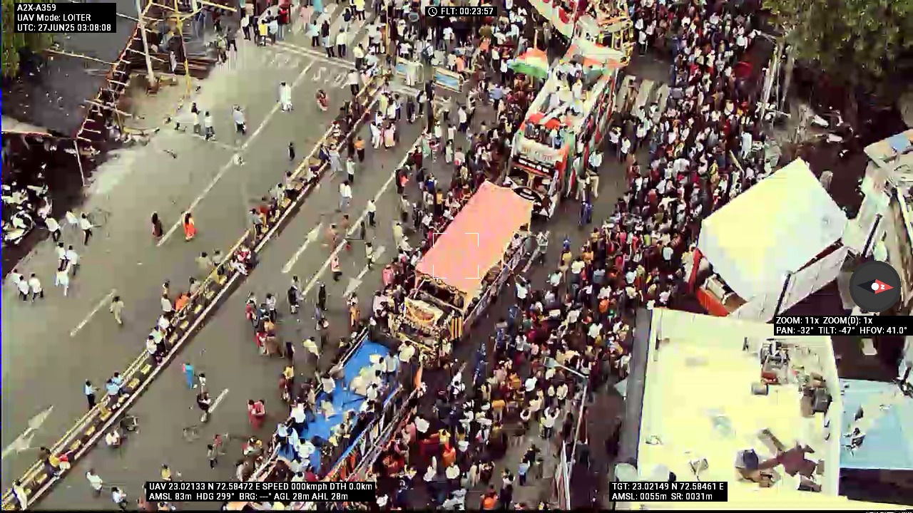 148મી રથયાત્રા LIVE: ગજરાજ બેકાબૂ થતાં અફરાતફરી, મંજૂરી વગર ઉડતું ડ્રોન તોડી પડાયું 9 - image