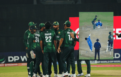 VIDEO : ભારત-પાકિસ્તાનની મેચમાં એક કેચ અંગે વિવાદ, થર્ડ અમ્પાયરથી થયું 'બ્લન્ડર'! 1 - image